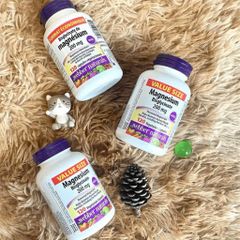 (Canada) Viên Uống Bổ Sung Magie Hữu Cơ Webber Naturals Magnesium Bisglycinate
