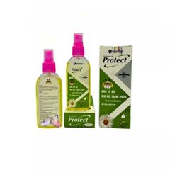 Xịt Ngoài Da Protect Hỗ Trợ Chống Muỗi, Xua Đuổi Côn Trùng, Giảm Ngứa, Làm Dịu Da - Chai 80ml