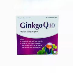 Viên Uống Ginkgo Coenzyme Q10 Hỗ Trợ Bộ Não, Giảm Mệt Mỏi, Hoa Mắt, Chóng Mặt – 100 Viên Nang Mềm