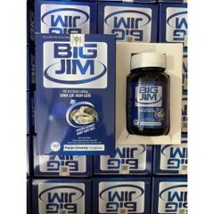 Viên bổ thận Hàu biển BIG JIM tinh chất hàu biển tươi bổ thận nam giúp tăng cường sức khoẻ nam - Hộp 30 viên