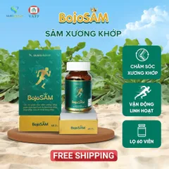 Viên Uống Xương Khớp BOJOSAM - Hỗ Trợ Xương Khớp Chắc Khoẻ Từ Sâm [Lọ 60 Viên]