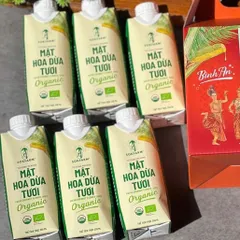 [Hoả tốc HCM] Combo 6 hộp mật hoa dừa tươi Sokfarm dòng tiệt trùng UHT 330ml 627343