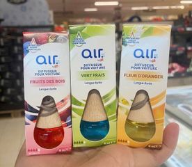 Nước Hoa Ô Tô Dạng Treo Air W5 Nội Địa Pháp – Tạo Hương Thơm & Giảm Mùi Cho Xe Hơi