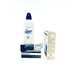 Muối Pha Vệ Sinh Samuxo Tặng Kèm Bình Xịt Hỗ Trợ Rửa Mũi, Vệ Sinh Mũi Xoang – Hộp 20 gói