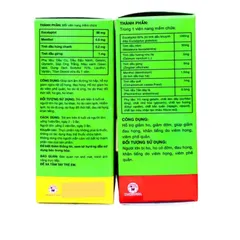 Viên uống EUCA FORT MDP Hỗ trợ giảm ho, giảm đờm, giảm đau rát họng, giảm khản tiếng - Hộp 10 vỉ x 10 viên nang mềm