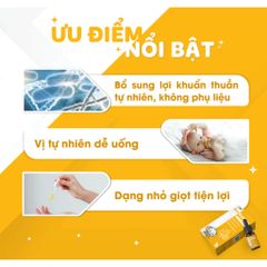 Men Vi Sinh Bio Bacipro Giúp Bổ Sung Lợi Khuẩn Tăng Cường Hệ Tiêu Hóa Cho Bé, Giảm Rối Loạn Tiêu Hoá, Nôn Trớ - Lọ 10ml