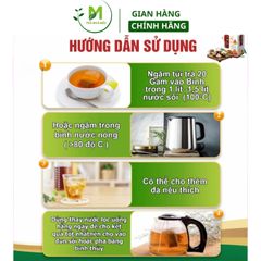 Trà Gạo Lứt Mộc Tâm hỗ trợ giảm cân thanh lọc cơ thể mát gan(20góix5g)