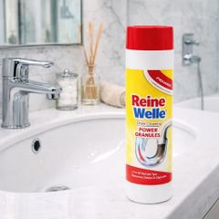 Bột thông cống Reine Welle 600g, hạt tẩy đường ống bồn rửa tan mỡ tóc cặn bẩn, hàng nhập Đức