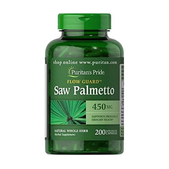 Viên uống Saw Palmetto 450mg Puritan’s Pride 200 viên - Hỗ trợ sức khỏe tuyến tiền liệt và chức năng tiểu tiện tự nhiên 627979