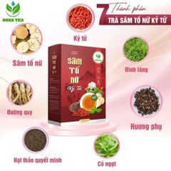 Trà sâm tố nữ kỷ tử 7 vị  Giảm Nám, Tàn Nhang, Đẹp Da, Cân Bằng Nội Tiết Tố