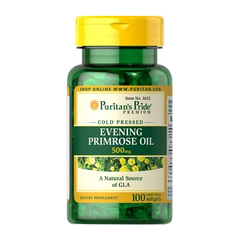 Tinh Dầu Hoa Anh Thảo Evening Primrose Oil 500mg Puritan's Pride Mỹ - Hỗ Trợ Sức Khỏe Phụ Nữ & Làm Đẹp Da Tự Nhiên 628041