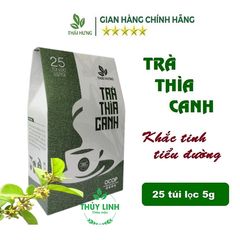Trà Thìa canh Thái Hưng - Giảm và ổn định đường huyết, Giảm mỡ máu - Hộp 25 túi lọc 5g