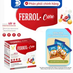 (Chính Hãng) SIRO BỔ SUNG SẮT HỮU CƠ [TPBVSK Ferrol Care] - H/20 ống x 10ml