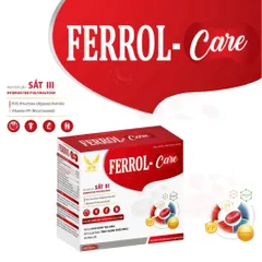 (Chính Hãng) SIRO BỔ SUNG SẮT HỮU CƠ [TPBVSK Ferrol Care] - H/20 ống x 10ml