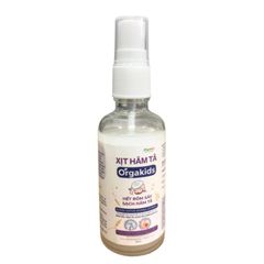 Xịt hăm tã cho bé Orgakids hếtt rôm sảy, sạch hăm tã, làm mềm và dưỡng ẩm cho da bé - lọ 50ml