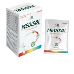 Medisol Effervescent Bù nước và điện giải bổ sung năng lượng, giúp nhanh chóng hồi phục trường hợp nôn mửa, mất nước