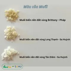 Muối Hột Sahu 1kg - 100% Muối Biển Tự Nhiên, Không Hóa Chất - Nguyên Liệu Nấu Ăn Hoàn Hảo cho Món Ăn Thêm Ngọt Vị