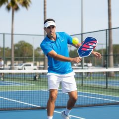 Vợt pickleball Selkirk Boomstik chữ ký Jack sock , bản 16mm , bề mặt carbon , lõi tổ ong .hàng siêu cấp