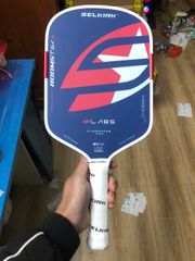 Vợt pickleball Selkirk Boomstik chữ ký Jack sock , bản 16mm , bề mặt carbon , lõi tổ ong .hàng siêu cấp