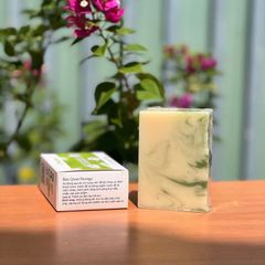 Xà bông dừa hương sả chanh Escoco - Handmade Vegan Natural Bar Soap Cold Pressed coconut lemongrass soap