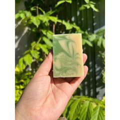 Xà bông dừa hương sả chanh Escoco - Handmade Vegan Natural Bar Soap Cold Pressed coconut lemongrass soap