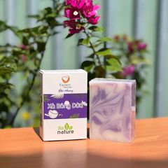 Xà bông dừa hương oải hương Escoco - Handmade Vegan Natural Bar Soap Cold Pressed lavender soap