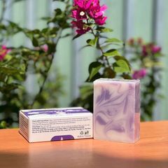 Xà bông dừa hương oải hương Escoco - Handmade Vegan Natural Bar Soap Cold Pressed lavender soap