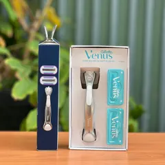 Dao cạo Gillette Venus Platium 5 lưỡi (1 cán + 2 đầu thay) 629034