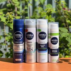 Gel cạo râu Nivea shaving gel, shaving foam 200ml 629086