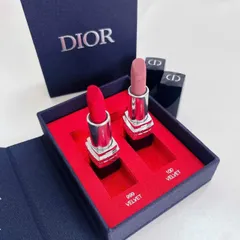Set Son Mini Dior 999 + 100 - Son Môi Nhỏ Gọn, Chuẩn Màu, Thời Trang, Quà Tặng Đẹp Cho Các Fan Dior