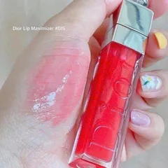Son Dior 015 Lip Maximizer ( tách set ko vỏ giấy) - Dưỡng môi bóng mượt, làm đầy môi tự nhiên, không vỏ hộp, quà tặng hoàn hảo cho tín đồ làm đẹp.