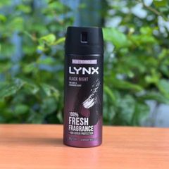 Xịt khử mùi Lynx Deodorant Black Night 165ml 629195