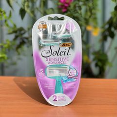 Set 2 dao cạo 5 lưỡi cho da nhạy cảm Soliel sensitive advanced 629218