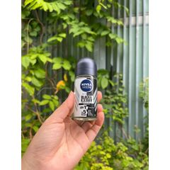 Lăn Khử Mùi Cho Nam Ngăn Vệt Ố Vàng Nivea Men Black & White Invisible Anti-Perspirant Roll On 50ml 629255