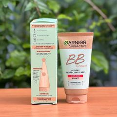 Kem Nền BB Cream Tông Màu Light Garnier BB Cream All In One Perfector Anti Age Light 50mL