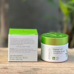 Tẩy tế bào chết cho da mặt thuần chay Andalou CannaCell® X.Foliate Scrub - 50g 629346