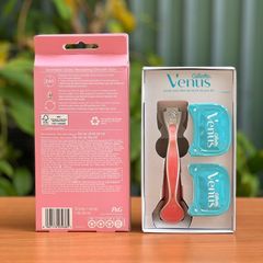 Dao cạo 3 lưỡi Gillette Venus Comfortglide White Tea scent 1 cán 2 đầu thay 629350