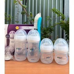 Set bình sữa Avent Natural Newborn 6 món 629354