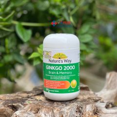 [Nhập khẩu chính ngạch] Bổ não Úc Nature's way Ginkgo Biloba 2000mg 120 viên 629372