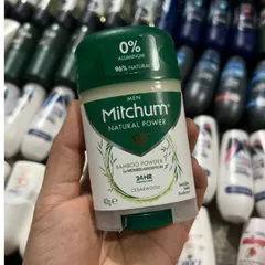 Lăn khử mùi Mitchum natural power bamboo power 24h cedarwood 40g