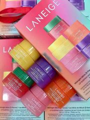 Set Mặt Nạ Ngủ Môi Laneige Midnight Minis Limited - Dưỡng Ẩm Sâu, Mềm Môi, Món Quà Thú Vị Cho Người Yêu Làm Đẹp