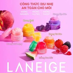 Set Mặt Nạ Ngủ Môi Laneige Midnight Minis Limited - Dưỡng Ẩm Sâu, Mềm Môi, Món Quà Thú Vị Cho Người Yêu Làm Đẹp