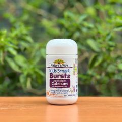 [Nhập khẩu chính ngạch] Canxi tảo Nature's Way Burst Calcium With Magnesium + Zinc 30 viên