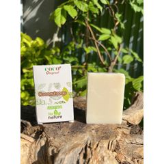 Xà phòng dừa hương chanh dừa Escoco - Xà bông dừa Handmade Vegan Natural Bar Soap Cold Pressed coconut soap