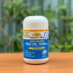 [Nhập khẩu chính ngạch] Nature's Way Odourless Fish Oil 1000mg 80 viên