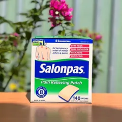 Miếng dán Salonpas pain releiving patch 140 miếng hàng Mỹ 629595