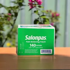 Miếng dán Salonpas pain releiving patch 140 miếng hàng Mỹ 629595
