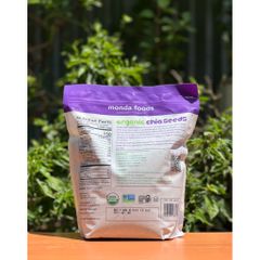 Hạt chia hữu cơ Mỹ Monda food Organic Chia Seeds 1.36kg