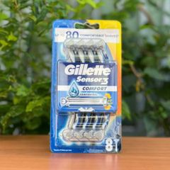 Set 8 cây Dao cạo râu Gillette sensor 3 Comfort 629736