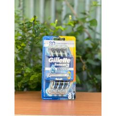 Set 8 cây Dao cạo râu Gillette sensor 3 Comfort 629736